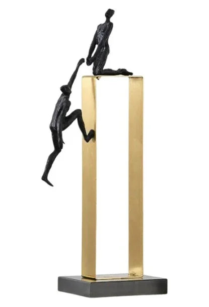 Helping hand man figurine